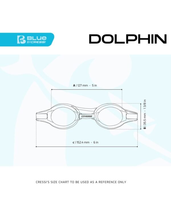 Gafas de Natación Cressi Dolphin 2.0 Azure/Rosa | Cómodas y Seguras para Niños - Image 8